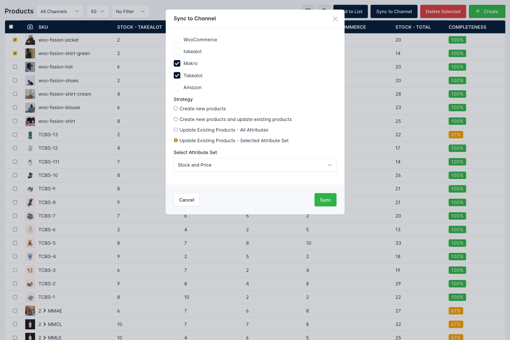Products Sync 2 - WooCommerce Multistore Management